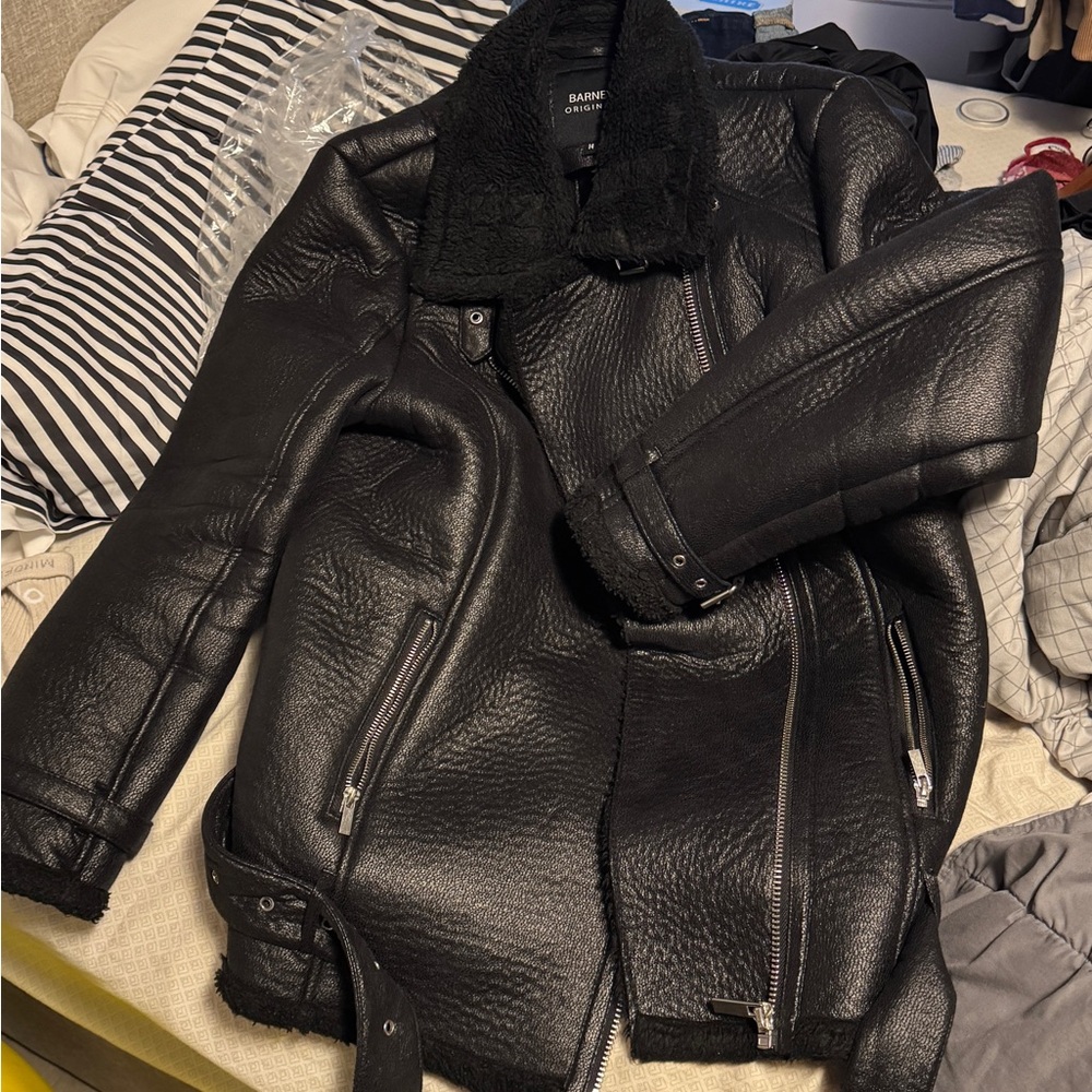 Barney’s Original Shearling Aviator Jacket Very - image 1